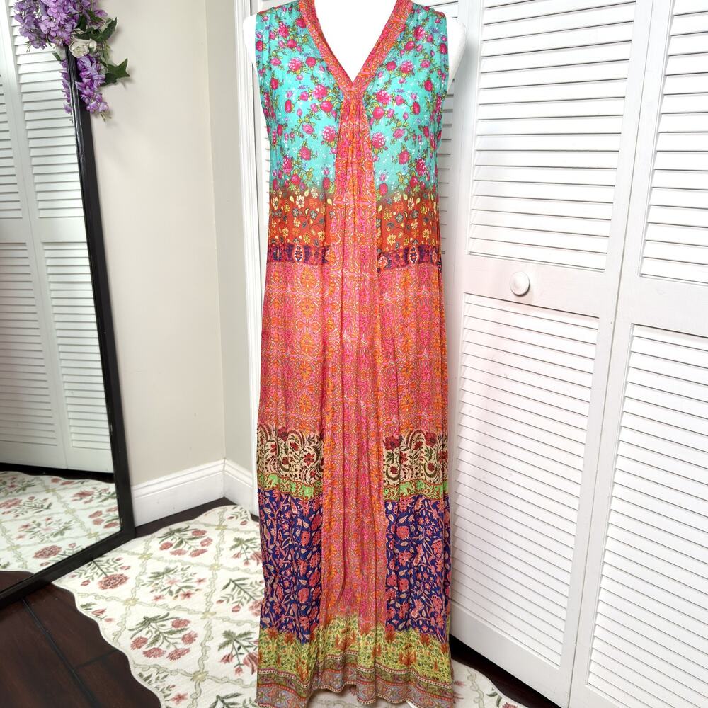 Ruby Yaya Maxi XS Maximal Patchwork Elephants Floral Rhinestones Boho Fairy NWOT